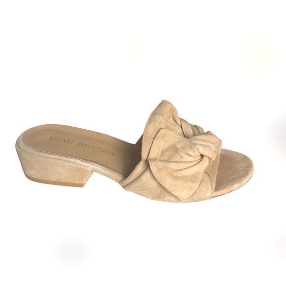 Stuart Weitzman Shoes - Stuart Weitzman Sandals Beige Suede